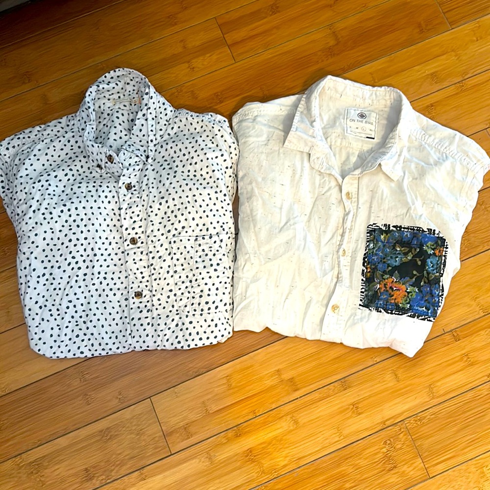 Men’s short sleeve button down shirt